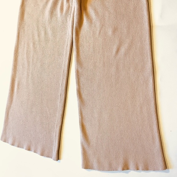 Small princess Polly wide leg forbidden stretchy ribbed blush knit pants - Picture 7 of 8